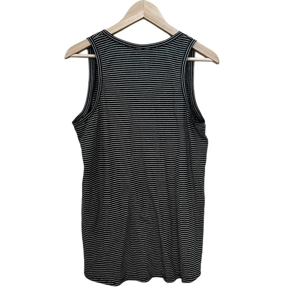 Sunday In Brooklyn • Striped Linen Blend Tank Top - Picture 2 of 8